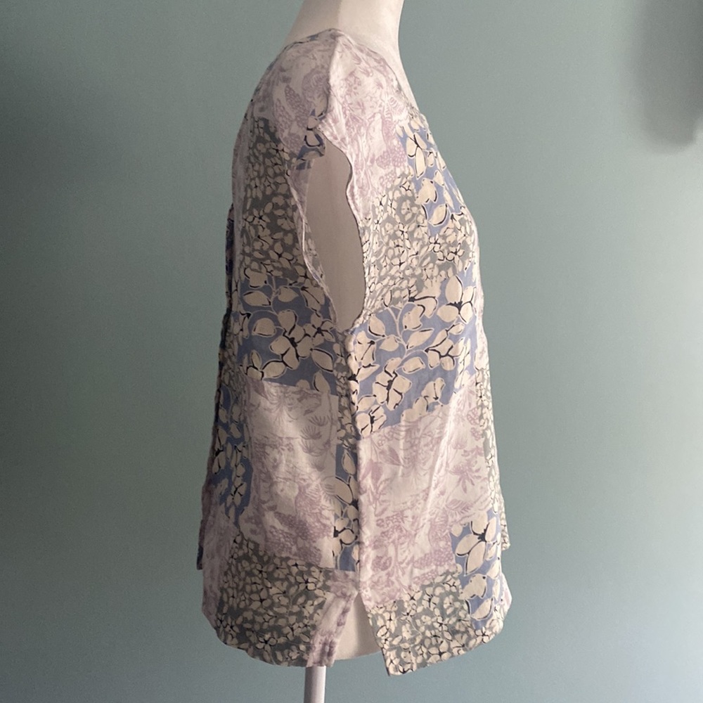 NICOLE MILLER LINEN TOP. NWT - Picture 2 of 8